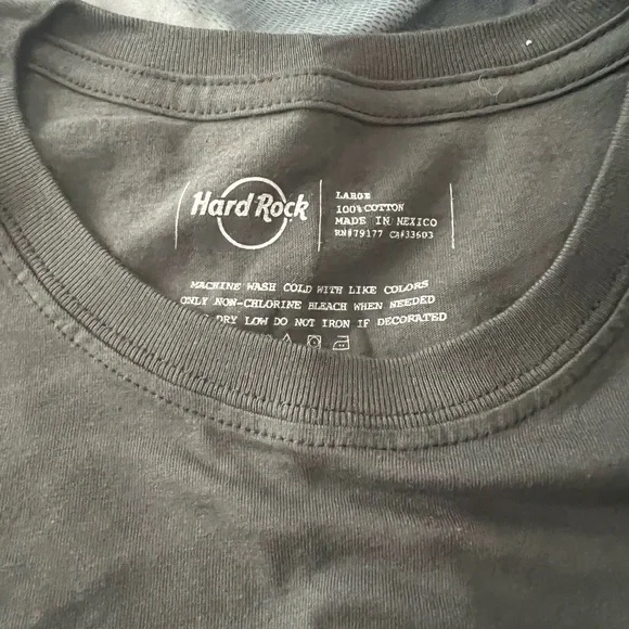 Hard Rock Cafe Cabo San Lucas County Flag Charcoal Tee - Picture 4 of 6